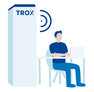 TROX Air purifier - Fonctionnement discret BE